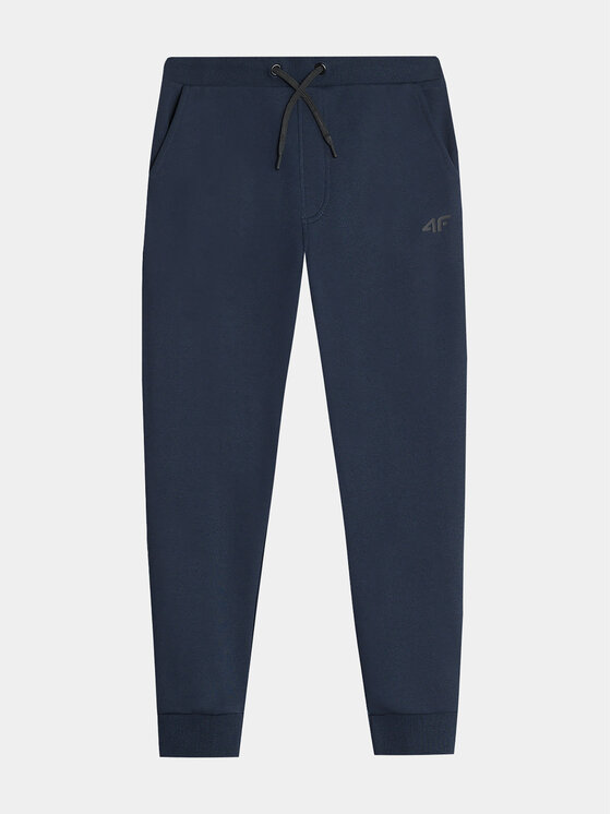 4F 4F Pantaloni da tuta 4FJAW23TTROM410 Blu scuro Regular Fit