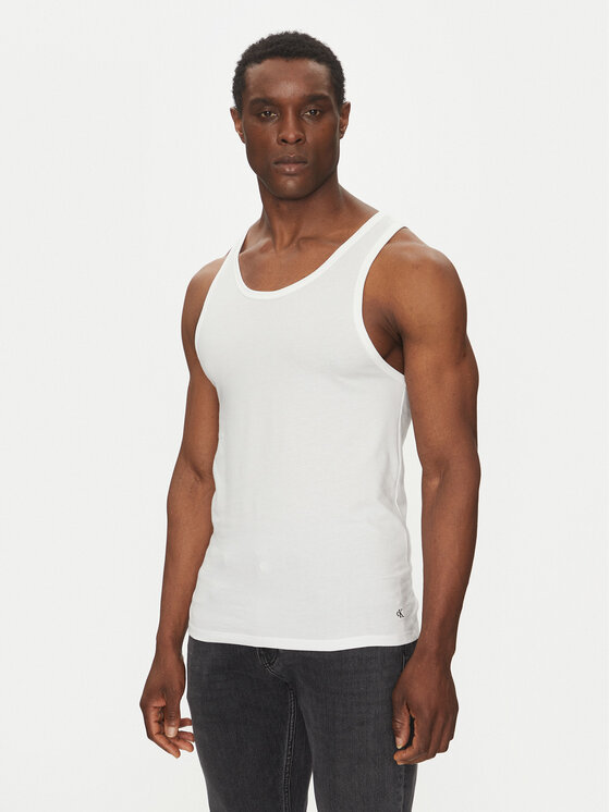 Calvin Klein Underwear Calvin Klein Underwear Tanktop-Set Tank 3Pk LV00NB4184 Weiß Slim Fit