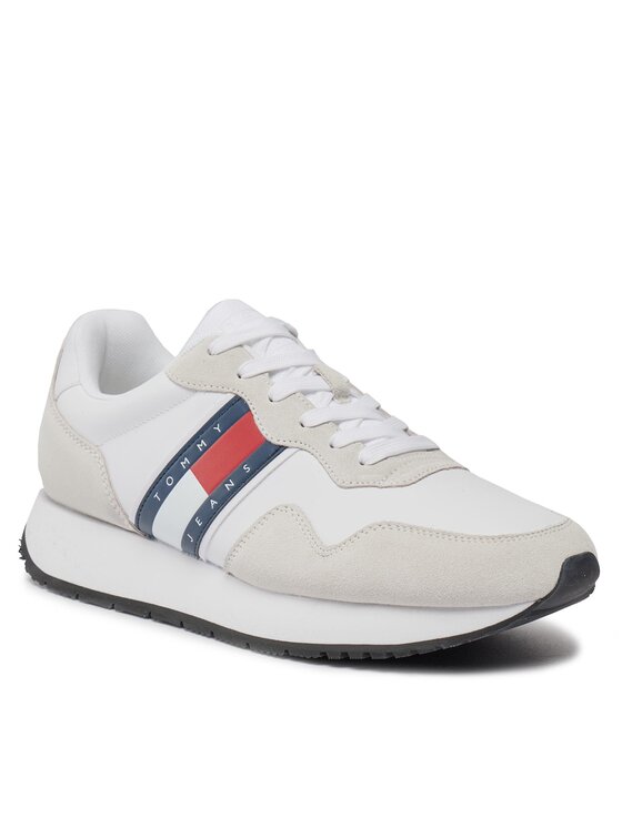 Tommy Jeans Tommy Jeans Laisvalaikio batai Tjm Modern Runner EM0EM01316 Balta
