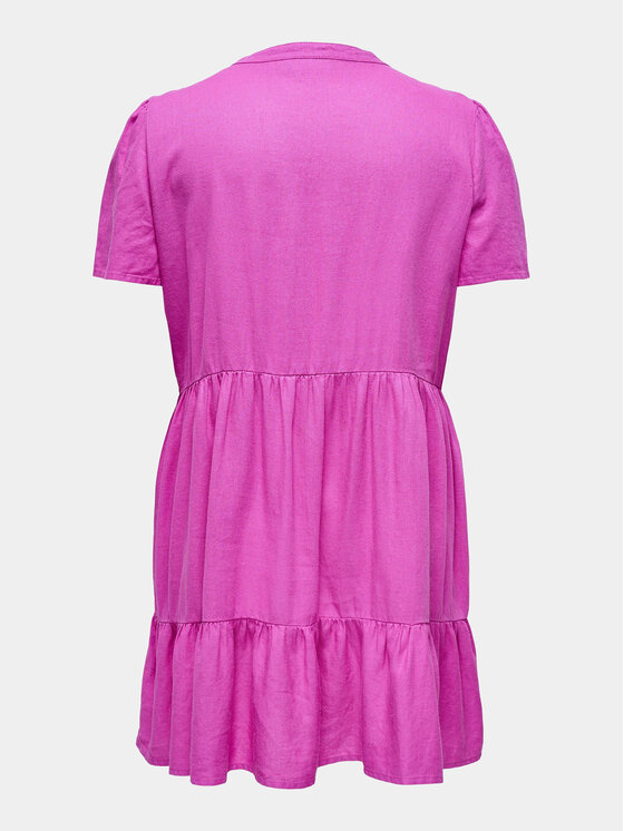 ONLY Carmakoma ONLY Carmakoma Φόρεμα καλοκαιρινό Cartiri 15311976 Ροζ Regular Fit
