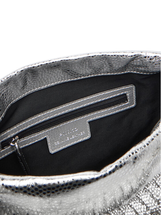PINKO PINKO Kabelka Mini Clutch+Manico SP Al 25-26 PLTT 105908 A2WD Stříbrná