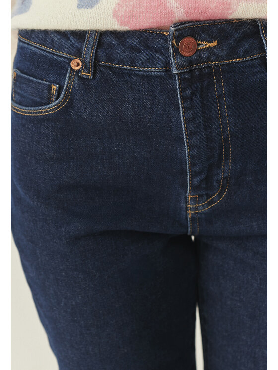 TATUUM TATUUM Jeansy RIFOMO Granatowy Bootcut Fit