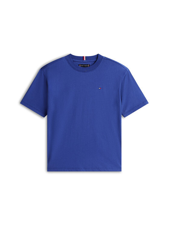 Tommy Hilfiger Tommy Hilfiger Tričko Essential Archive KB0KB09646 D Modrá Regular Fit
