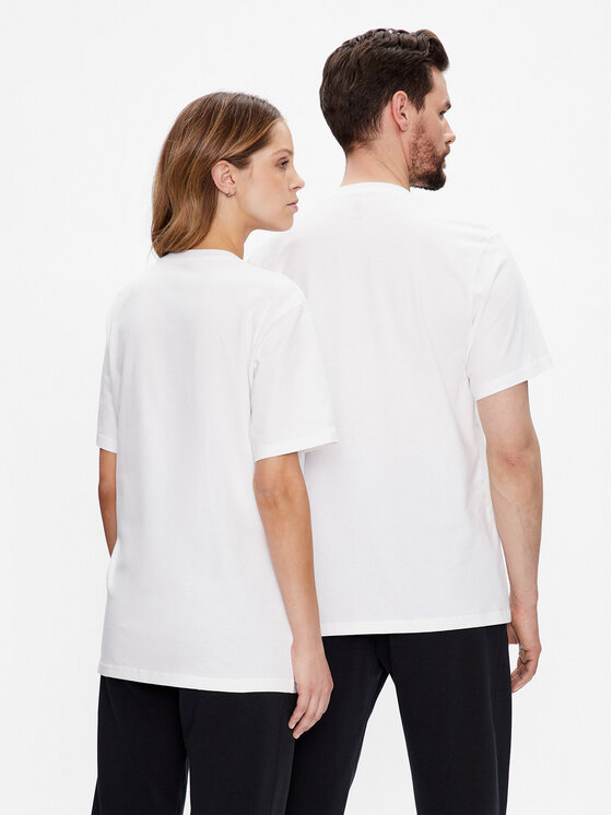 Converse Converse T-Shirt Unisex Chuck Patch 10025458-A03 Biały Standard Fit