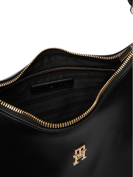 Tommy Hilfiger Tommy Hilfiger Дамска чанта Th Essential Shoulder Bag AW0AW18374 Черен