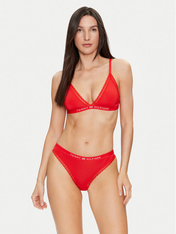 Tommy Hilfiger Tommy Hilfiger Klasične spodnje hlačke UW0UW04183 Rdeča