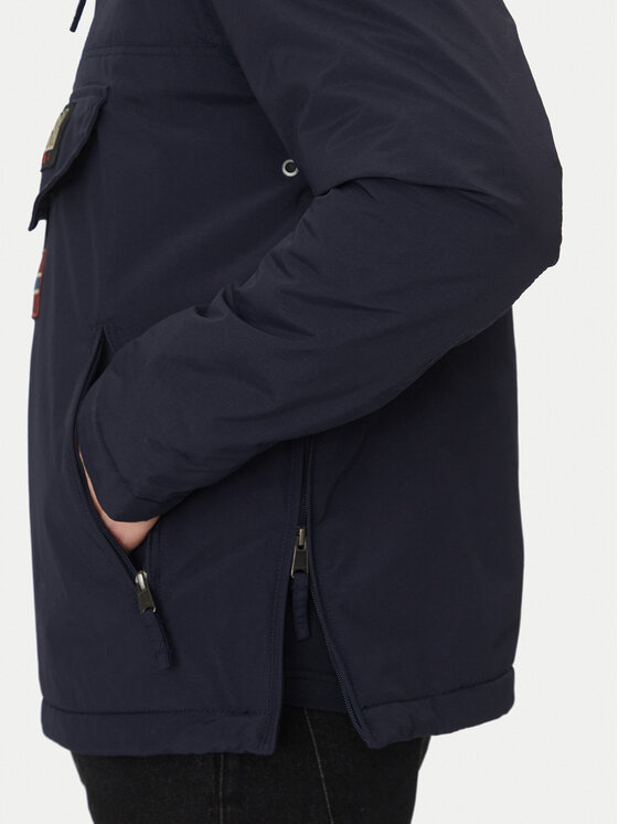 Napapijri Napapijri Anorak stiliaus striukė Rainforest Pocket 2 NP0A4GMD Tamsiai mėlyna Regular Fit