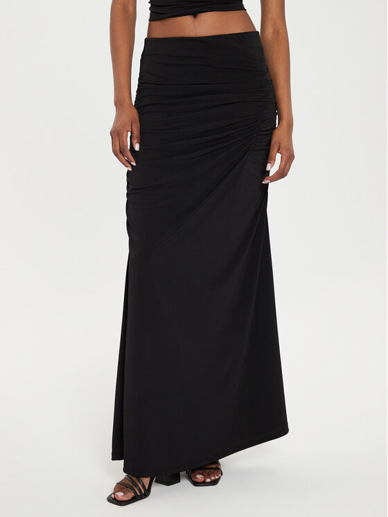 Gestuz Gestuz Макси пола Maily 10909256 Черен Slim Fit