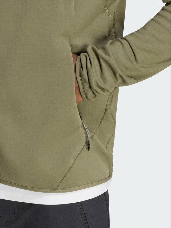 adidas adidas Bluza techniczna 167995 Zielony Slim Fit