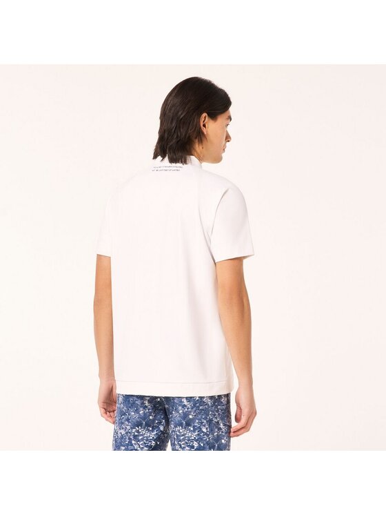 Oakley Oakley T-Shirt FOA406425 Biały Regular Fit