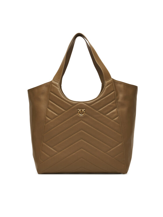 Geantă PINKO Tote Bag PE 25 PLTT 104536 A2AO Verde