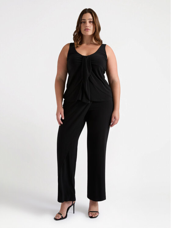 Fiorella Rubino Fiorella Rubino Top G095L008384N033 Czarny Regular Fit
