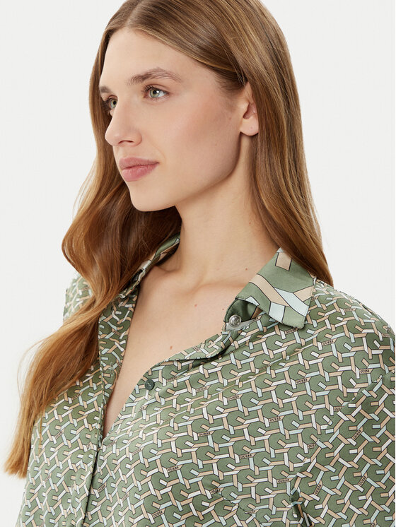 Guess Guess Särk W4YH47 WF1T2 Roheline Regular Fit