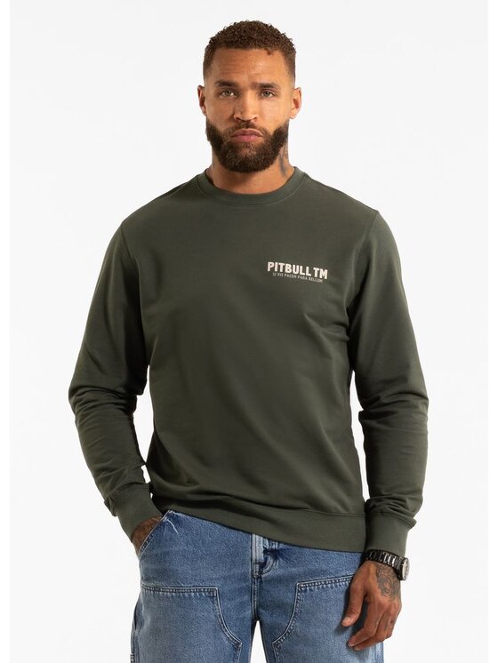 PITBULL PITBULL Bluza PARA BELLUM Zielony Regular Fit
