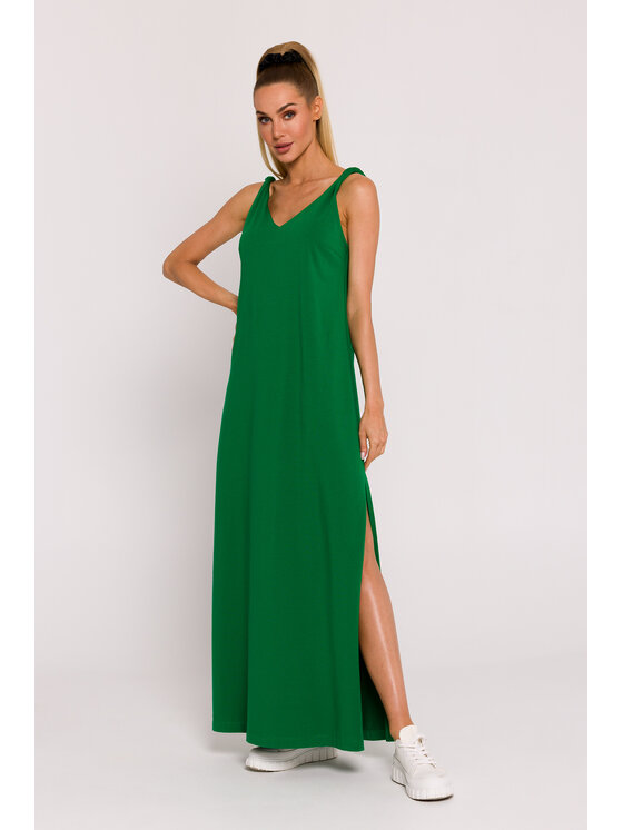 Made of Emotion Made of Emotion Vestito estivo M791 Verde Generous Fit