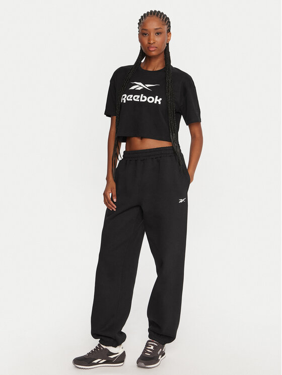 Reebok Reebok T-krekls RK25319CCW Melns Regular Fit