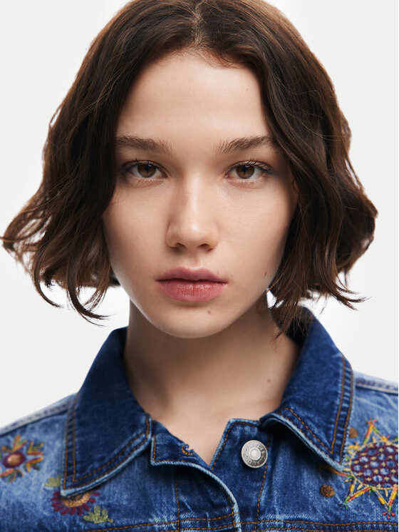 Desigual Desigual Τζιν μπουφάν Atenas 24WWED18 Μπλε Regular Fit