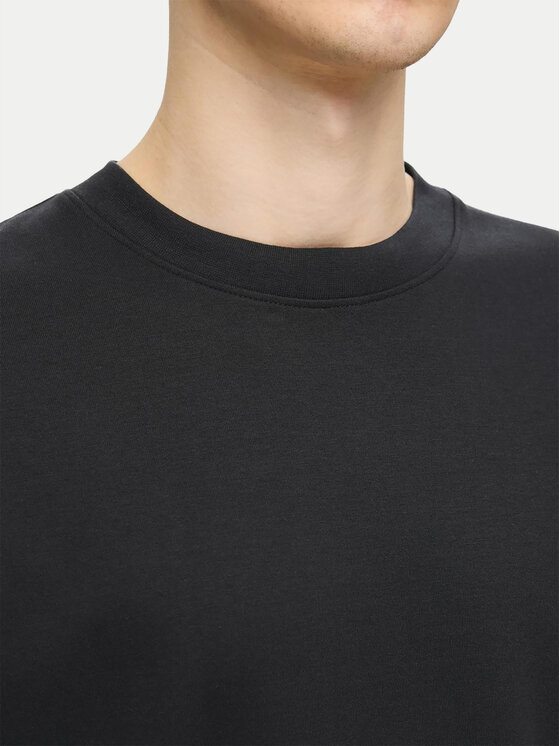 Selected Homme Selected Homme Marškinėliai 16094143 Juoda Loose Fit