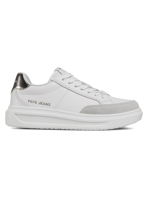 Pepe Jeans Sneakers Abbey Top PLS31052 Bianco • Modivo.it