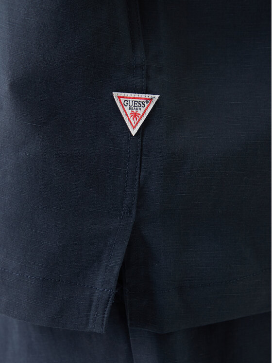 Guess Guess Сорочка F6GH01 WN202 Cиній Regular Fit