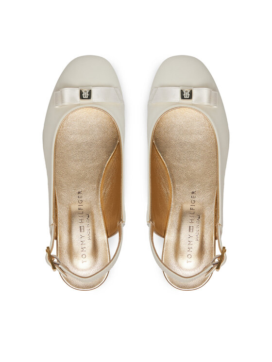Tommy Hilfiger Tommy Hilfiger Basutės Ballerina Chanel T4A3-33929-0206 S Écru