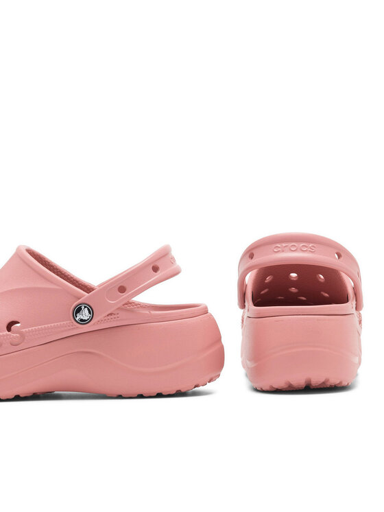 Crocs Crocs Παντόφλες BAYA PLATFORM CLOG 208186-682 Ροζ