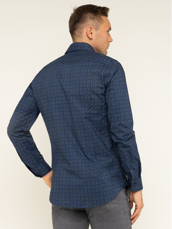 JOOP! Joop! Πουκάμισο 30017083 Σκούρο μπλε Slim Fit