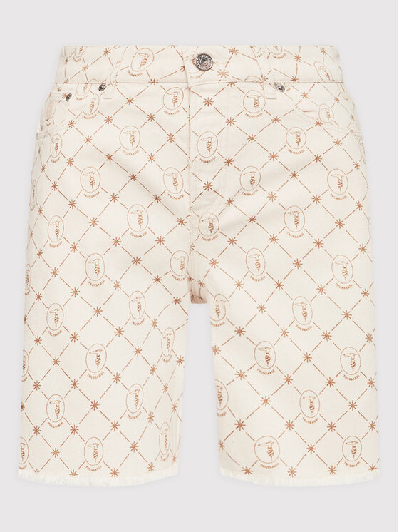 Trussardi Trussardi Džínové šortky 56J00183 Béžová Regular Fit