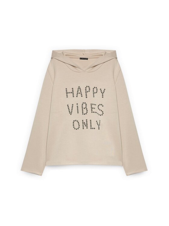 Fiorella Rubino Fiorella Rubino Felpa G814L008797N002 Écru Regular Fit