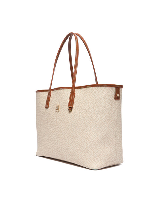 Tommy Hilfiger Tommy Hilfiger Torbica Th Monoplay Tote Le AW0AW17416 Bež