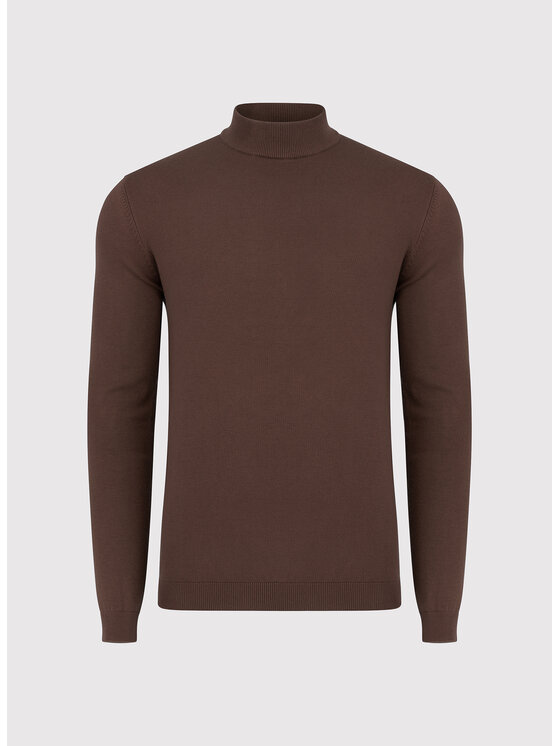 Pako Lorente Pako Lorente Sweter P26WN-2X-015 Brązowy Classic Fit