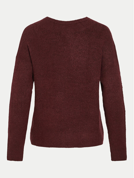 Vila Vila Kardigan 14101549 Czerwony Regular Fit