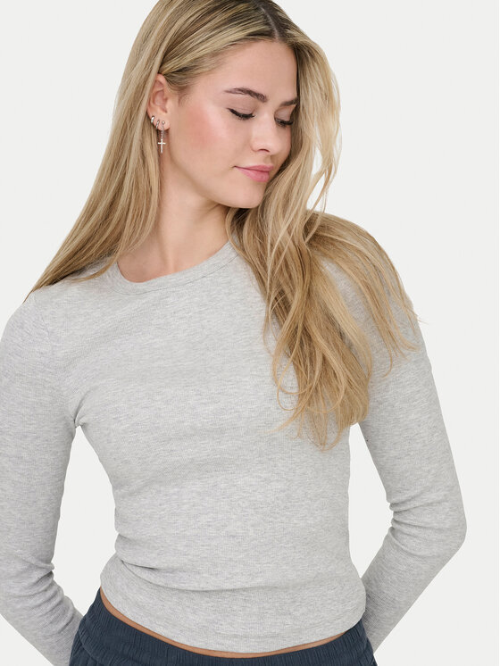 ONLY ONLY Blusa Val 15371305 Grigio Regular Fit