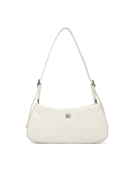 Calvin Klein Calvin Klein Geantă Quilted Sm Shoulder Bag LV04F3327G Alb