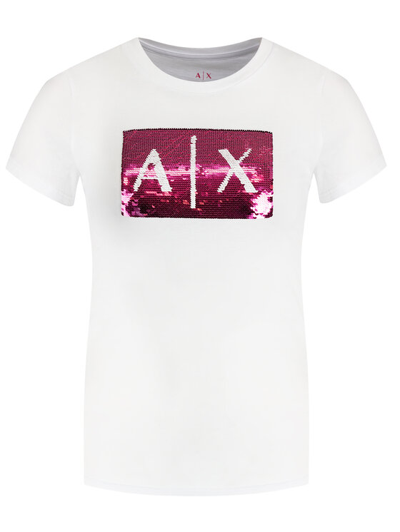 Armani Exchange Armani Exchange T-Shirt 8NYTDL YJ73Z 7107 Weiß Regular Fit