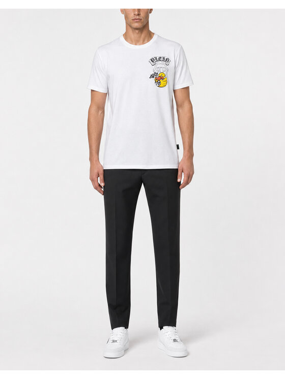 PHILIPP PLEIN PHILIPP PLEIN Tričko 31687 Biela Regular Fit