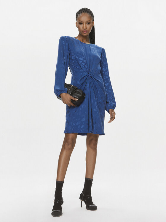 HUGO HUGO Vsakodnevna obleka Kaminna 50504499 Modra Regular Fit