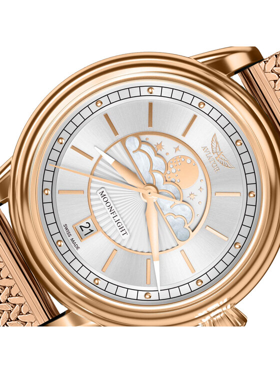 Aviator Aviator Orologio V.1.33.2.251.4GM-SET Oro rosa