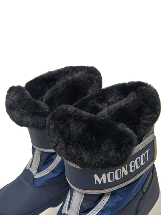 Moon Boot Moon Boot Śniegowce Junior Park Strap 80D3440030 Granatowy