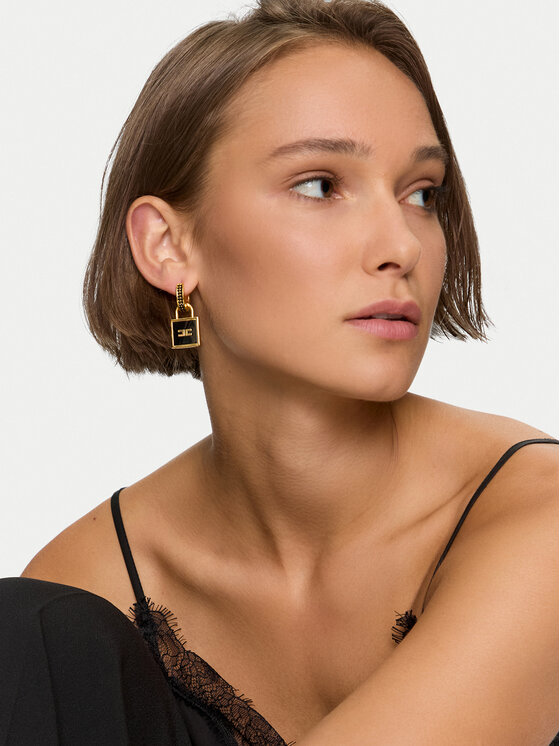 Elisabetta Franchi Elisabetta Franchi Kõrvarõngad OR-27-K46E2-V270 Must