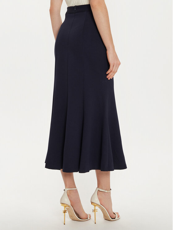 Rinascimento Rinascimento Midi szoknya CFC0121278003 Fekete Regular Fit