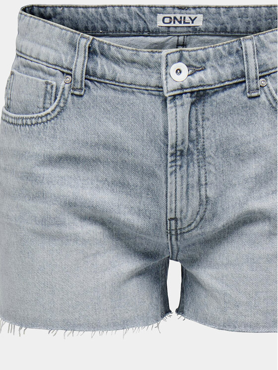 ONLY ONLY Pantaloncini di jeans Jaci 15314427 Grigio Loose Fit
