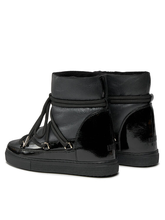 Inuikii Inuikii Μπότες Χιονιού Gloss Wedge 75203-007 Μαύρο