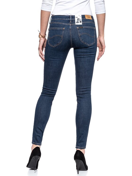 Lee Lee Jeansy SCARLETT Niebieski Skinny Fit