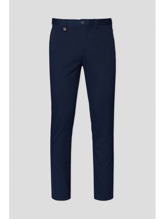 Lancerto Lancerto Chinosy Mikkeli SP082125000004 Granatowy Regular Fit
