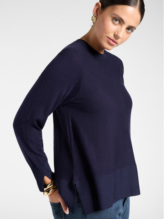 Elena Mirò Elena Mirò Sweter M093Z000858N0H4 Niebieski Regular Fit