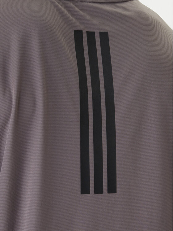 adidas adidas Технічна футболка D4T PrimeLift 3 Stripes KE9936 Сірий Regular Fit
