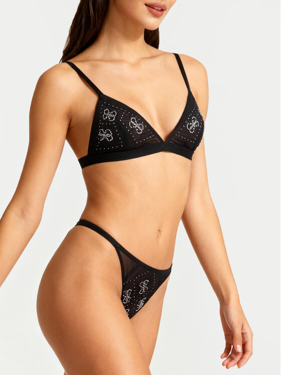 Guess Guess Souprava spodního prádla O5BG05 K1740 Černá