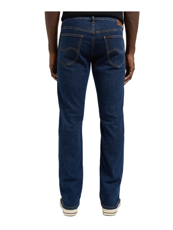 Lee Lee Jeansy 112370642 Granatowy Regular Fit