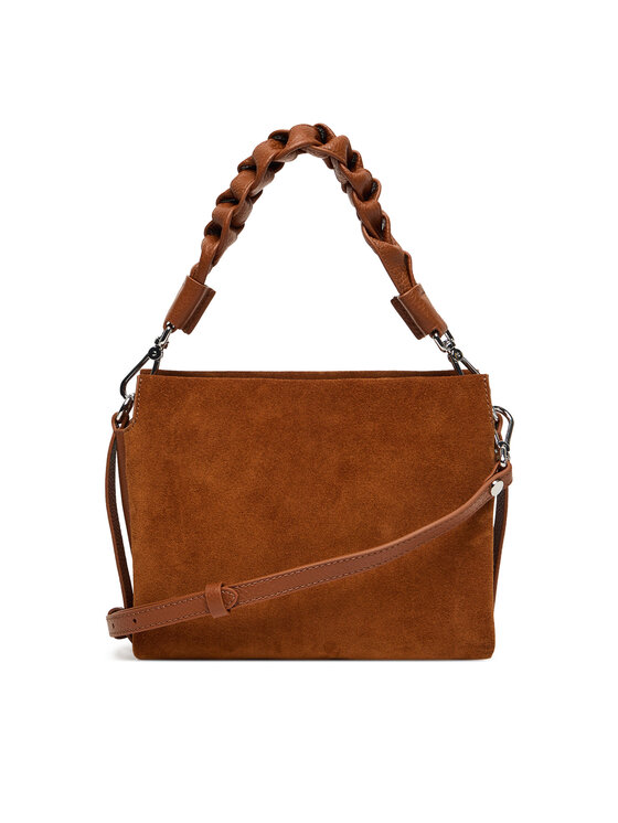 Coccinelle Coccinelle Geantă P6P Boheme Suede Bimaterial E1 P6P 58 01 01 Maro